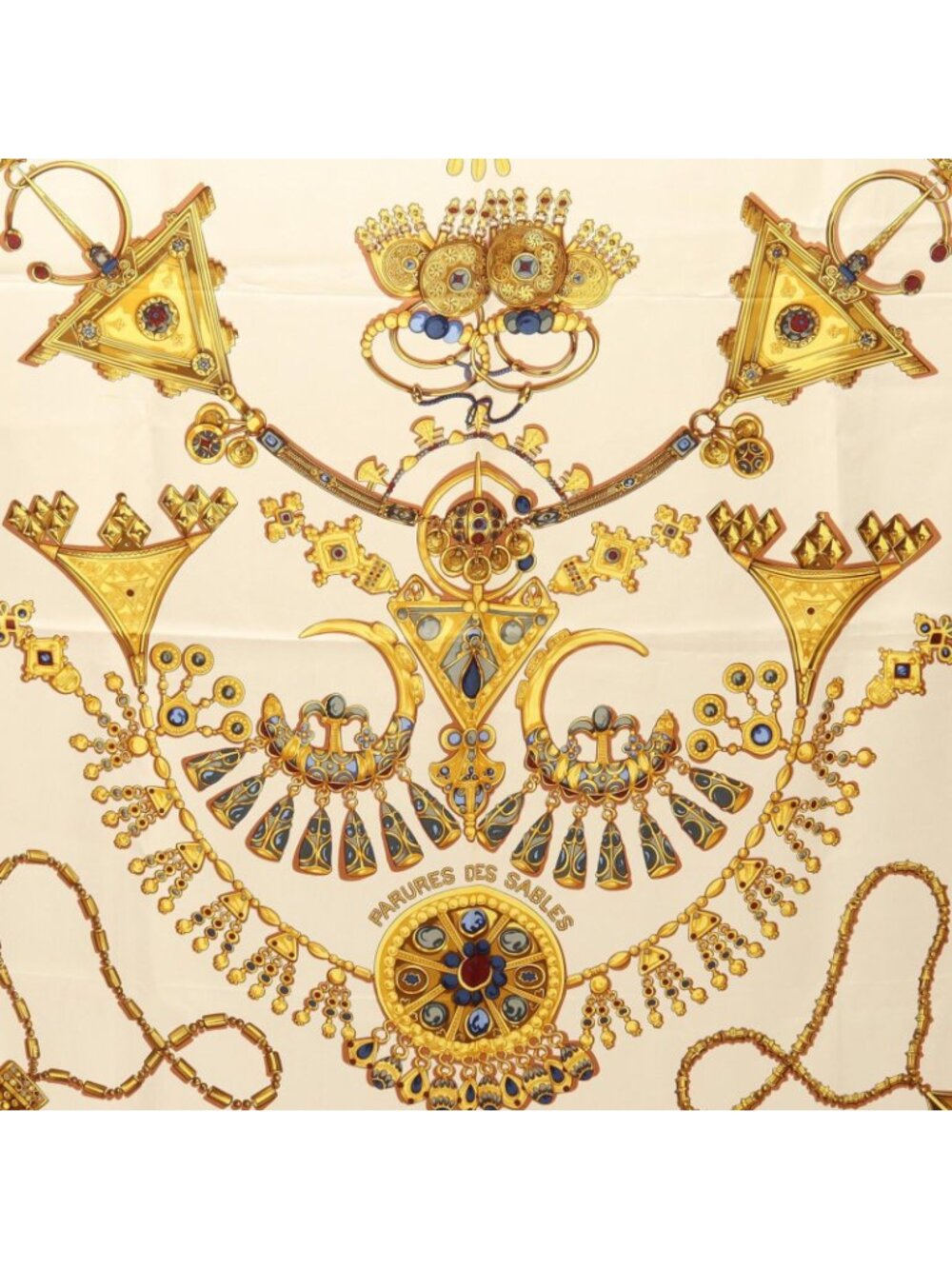Hermes Scarf Carre 90 Parures Des Sables Silk - Picture 4 of 8